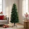 Artificial Hinged Christmas Tree 150 cm PE ir PVC Žalia