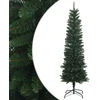 Artificial Slim Christmas Tree 120 cm PE ir PVC Žalia
