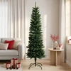 Artificial Slim Christmas Tree 150 cm PE ir PVC Žalia