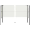 Atliekų konteinerio ekranas 167 x 85 x 113 cm Plienas Balta