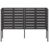 Atliekų konteinerio ekranas 167 x 85 x 113 cm Plienas Juoda
