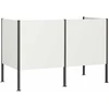 Atliekų konteinerio ekranas 167 x 85 x 113 cm Plienas Balta