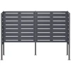 Atliekų konteinerio ekranas 167 x 85 x 113 cm Plienas Antracito