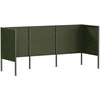 Atliekų konteinerio ekranas 249 x 85 x 113 cm Plienas