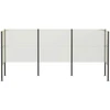 Atliekų konteinerio ekranas 249 x 85 x 113 cm Plienas Balta