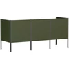 Atliekų konteinerio ekranas 249 x 85 x 113 cm Plienas