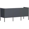 Atliekų konteinerio ekranas 249 x 85 x 113 cm Plienas Antracito