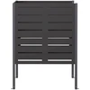 Atliekų konteinerio ekranas 85 x 85 x 113 cm Plienas Juoda