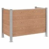 Atliekų konteinerio tvora Ruda 161 x 85 x 115 cm Alavas ir WPC