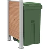 Atliekų konteinerio tvora Ruda 85 x 12 x 115 cm Alavas ir WPC