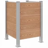 Atliekų konteinerio tvora Ruda 85 x 85 x 115 cm Alavas ir WPC