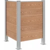 Atliekų konteinerio tvora Ruda 85 x 85 x 115 cm Alavas ir WPC