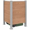 Atliekų konteinerio tvora Ruda 85 x 85 x 115 cm Alavas ir WPC