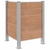Atliekų konteinerio tvora Ruda 85 x 85 x 115 cm Alavas ir WPC
