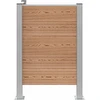 Atliekų konteinerio tvora Ruda 85 x 85 x 115 cm Alavas ir WPC