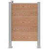 Atliekų konteinerio tvora Ruda 85 x 85 x 115 cm Alavas ir WPC