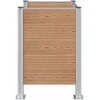 Atliekų konteinerio tvora Ruda 85 x 85 x 115 cm Alavas ir WPC