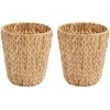 Atliekų popieriaus dėžės 2 pcs Natūrali 26 x 26 x 29 cm
