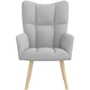 Fotelis Atpalaiduojanti kėdė Cloud Pilkas Fabric