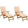 Atsilenkiantis ir sulankstomas saulės gultas 2 pcs