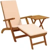 Atsilenkiantis ir sulankstomas saulės gultas 2 pcs Smėlio