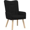 Fotelis krėslas Juoda 63 x 67 x 94 cm Audinys ir fanera