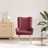 Fotelis krėslas Vyno raudona 63 x 67 x 94 cm Audinys ir fanera