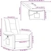 Fotelis Atsistojantis elektrinis masažinis krėslas, kreminis, audinys