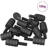 Atstumo varžtas 4865 vnt. Juoda M4 Guma ir plienas