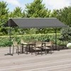 Atvira markizė Pilka 4 × 3 m Poliesteris
