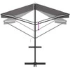 Atvira markizė 5 x 3 m Poliesteris Pilka