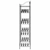 Atvira spinta Juoda 101 x 43 x 188 cm Plienas