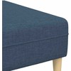 Sofa su pagalve 3 pcs Mėlyna audinys