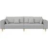 Sofa Debesų pilka 250 x 77 x 76 cm audinys