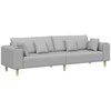 Sofa Debesų pilka 250 x 77 x 76 cm audinys