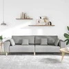 Sofa Debesų pilka 250 x 77 x 76 cm audinys