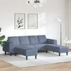 Sofa Mėlyna 250 x 188 x 76 cm Kordūrinis audinys