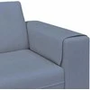 Sofa Mėlyna 250 x 188 x 76 cm Kordūrinis audinys
