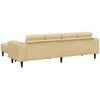 Sofa Pilkai žalia 250 x 188 x 76 cm Kordūrinis audinys
