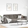 Sofa Šviesiai pilka 250 x 77 x 76 cm Kordūrinis audinys