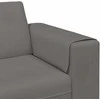 Sofa Šviesiai pilka 250 x 188 x 76 cm Kordūrinis audinys