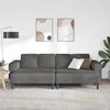 Sofa Tamsiai pilka 250 x 188 x 76 cm Kordūrinis audinys