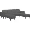 Sofa Tamsiai pilka 250 x 188 x 76 cm Kordūrinis audinys
