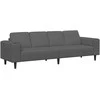 Sofa Tamsiai pilka 250 x 77 x 76 cm Kordūrinis audinys