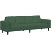 Sofa Tamsiai žalia 250 x 77 x 76 cm Kordūrinis audinys