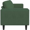 Sofa Tamsiai žalia 250 x 77 x 76 cm Kordūrinis audinys
