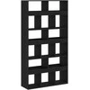 Knygų spinta 2 pcs Juodas ąžuolas 100 x 33 x 187,5 cm