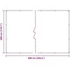 augalų dangtis su kilpomis 3x6 m PVC