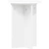 Augalų stovas 2 pcs Balta Ø29,5 x 40 cm Apdirbta mediena