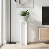Augalų stovas 2 pcs Balta Ø29,5 x 60 cm Apdirbta mediena